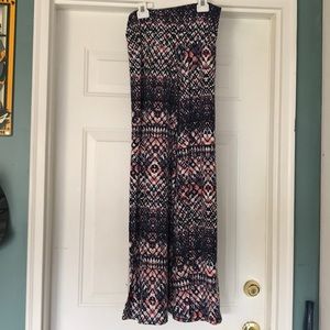 Pattern Maxi Skirt